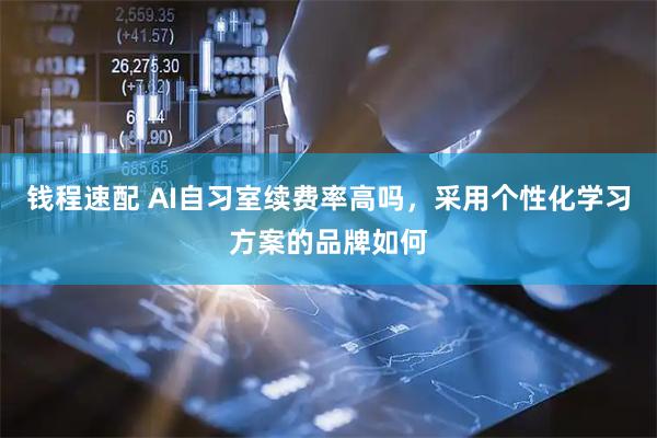 钱程速配 AI自习室续费率高吗，采用个性化学习方案的品牌如何